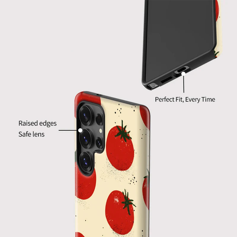 Tomato Print Galaxy Case