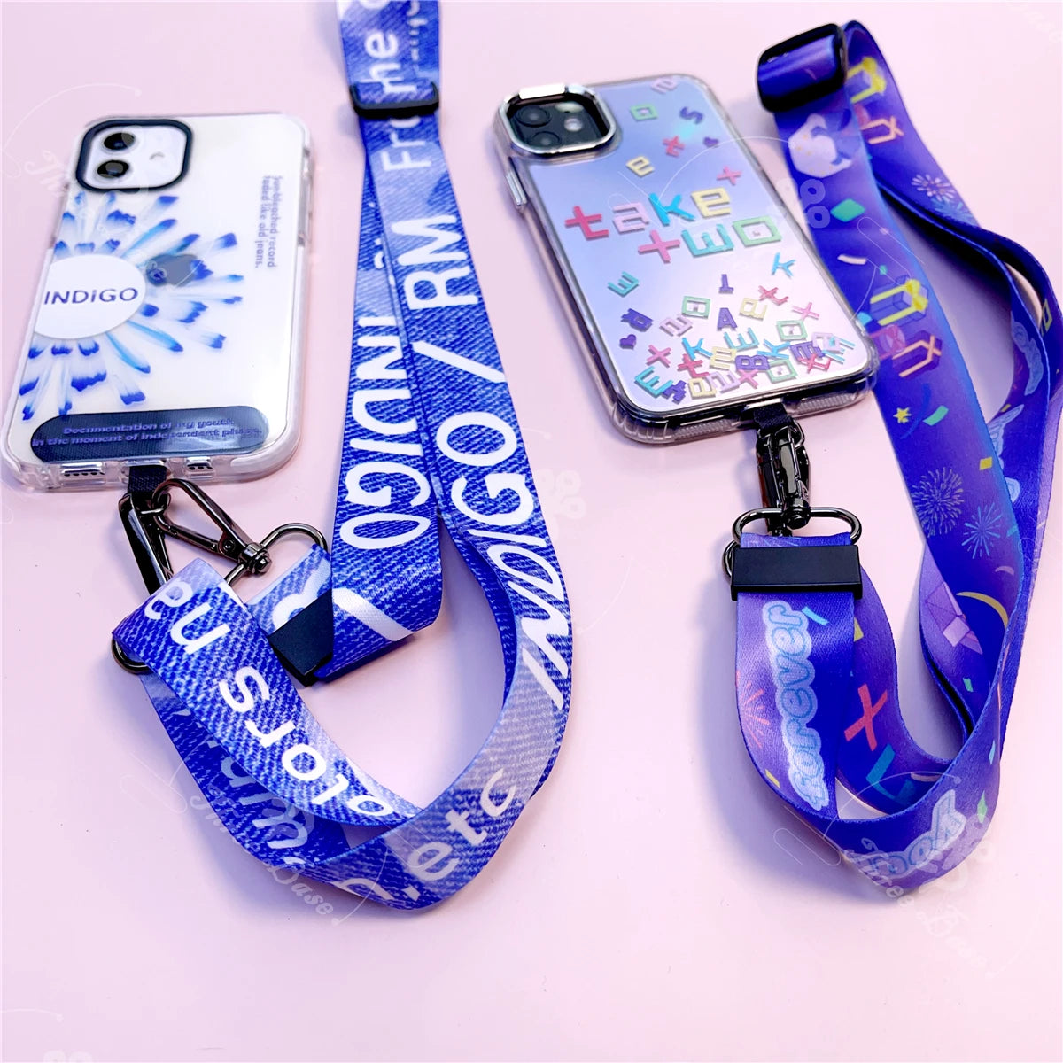 Golden Stars Phone Lanyard