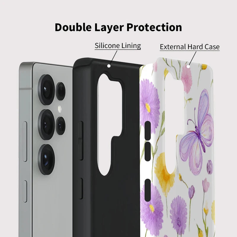 Floral Soft Galaxy Case