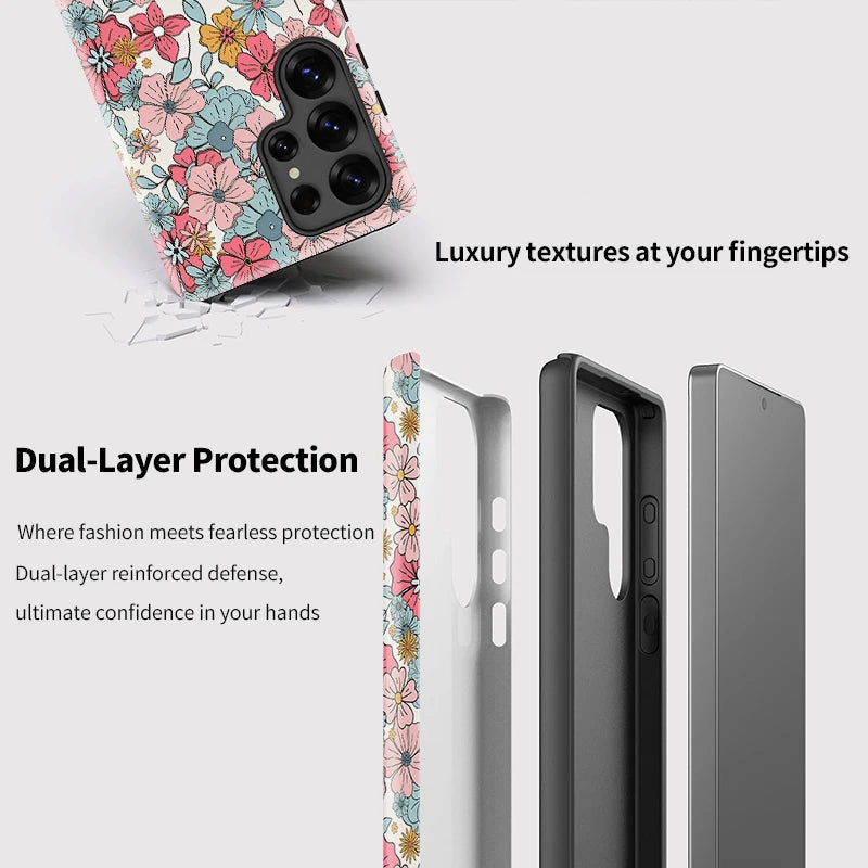 Vintage Floral Galaxy Case