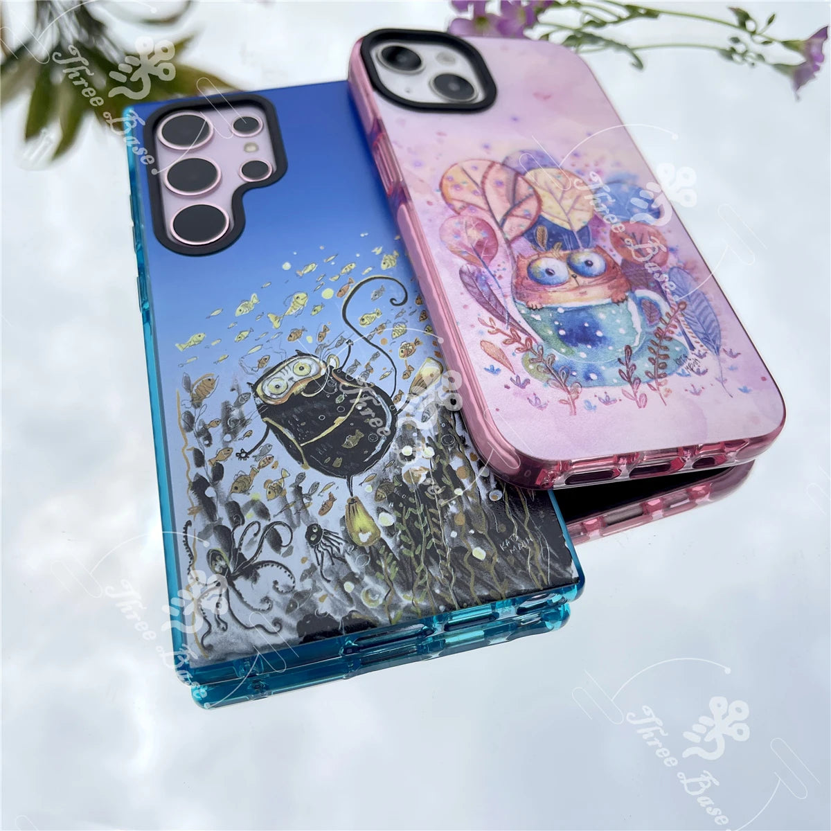 Lovely Silly Cat Case