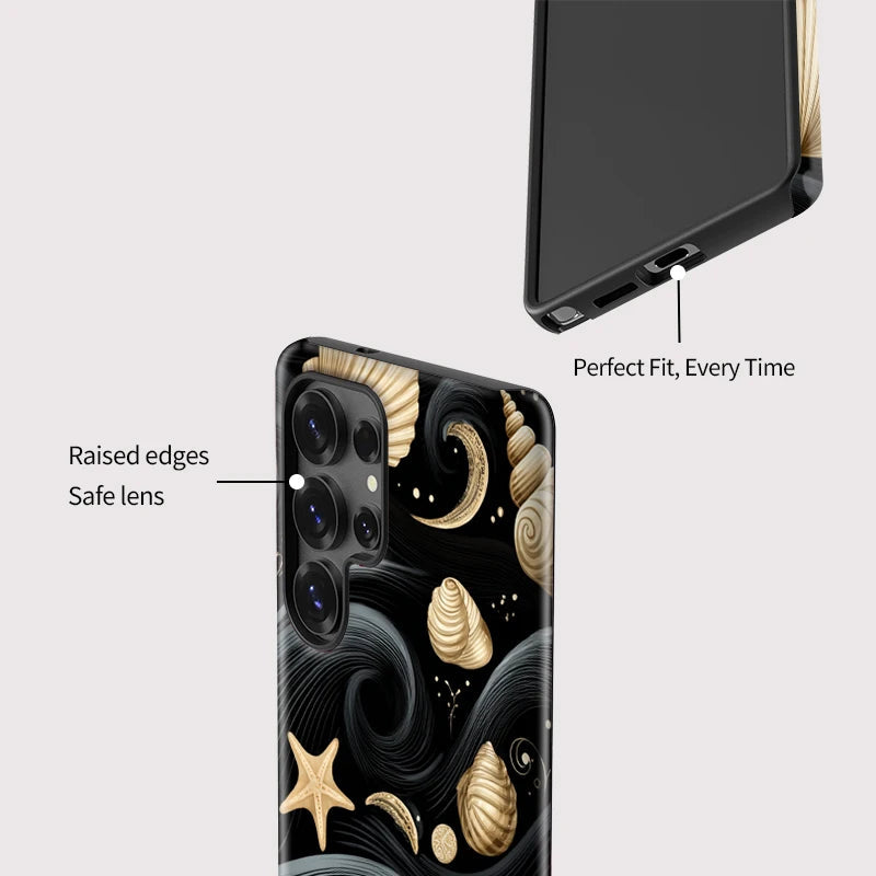 Starfish Shell Galaxy Case