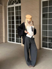 Asa Plaid Necktie Detail Corset Top