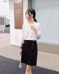 Beomgyu Chiffon Blouse