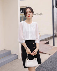 Beomgyu Chiffon Blouse