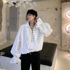 Jeongin Vintage Ruffle Blouse
