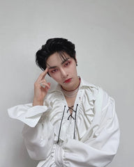 Jeongin Vintage Ruffle Blouse