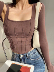 Winter Tank Cardigan Set