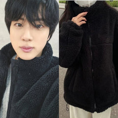 Jin Plush Zipper Jacket