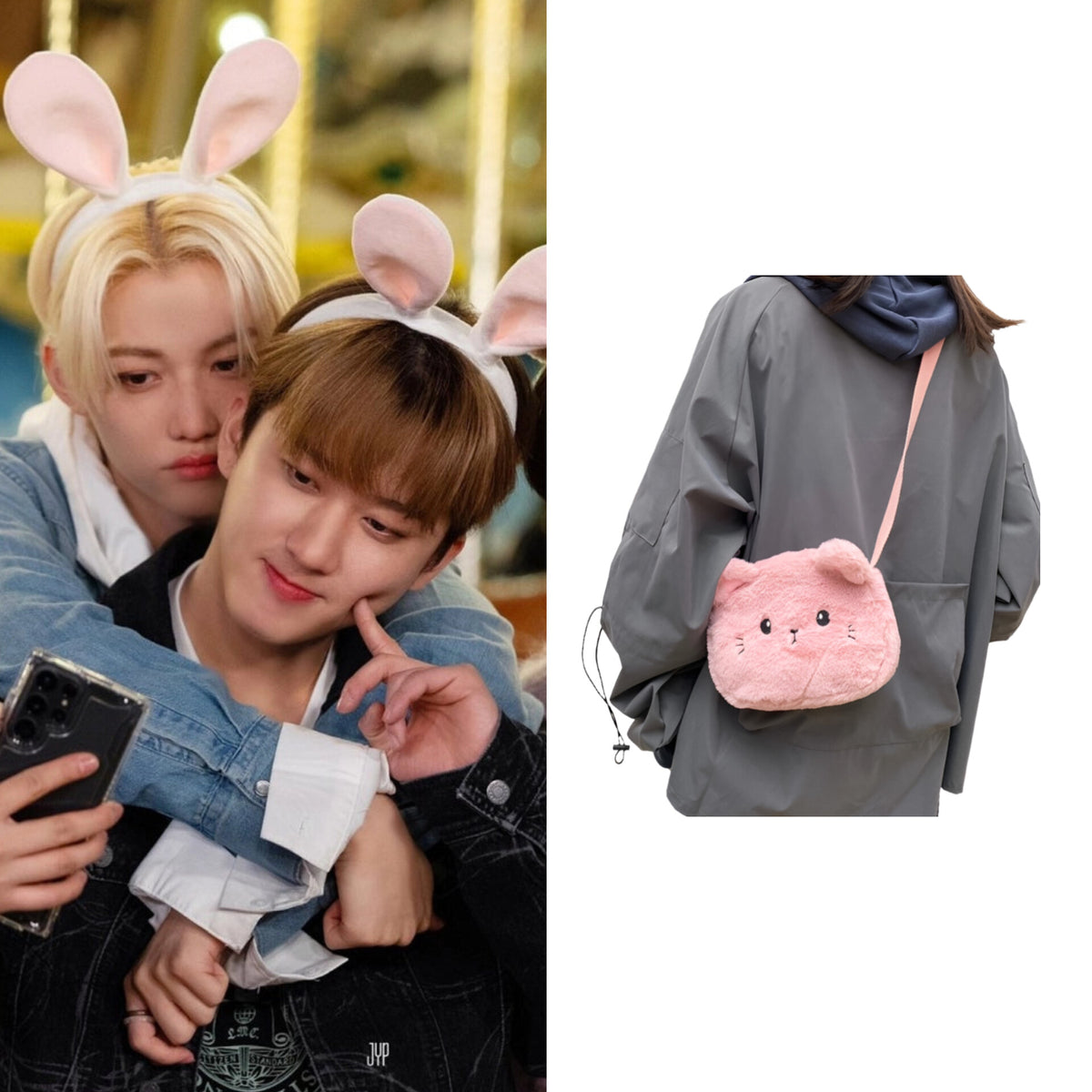 Felix Pink Cat Bag