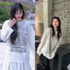 Minju Handwritten Knit T-Shirt