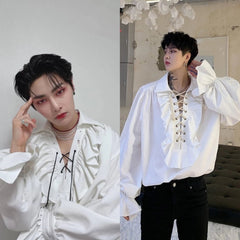 Jeongin Vintage Ruffle Blouse