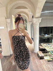 Ahyeon Tie Strap Floral Dress