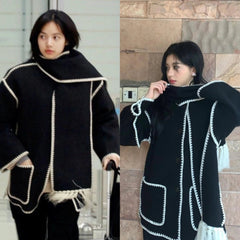 Lisa Shawl Wool Coat