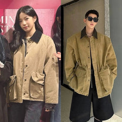 Kazuha Oversized Canvas Jacket