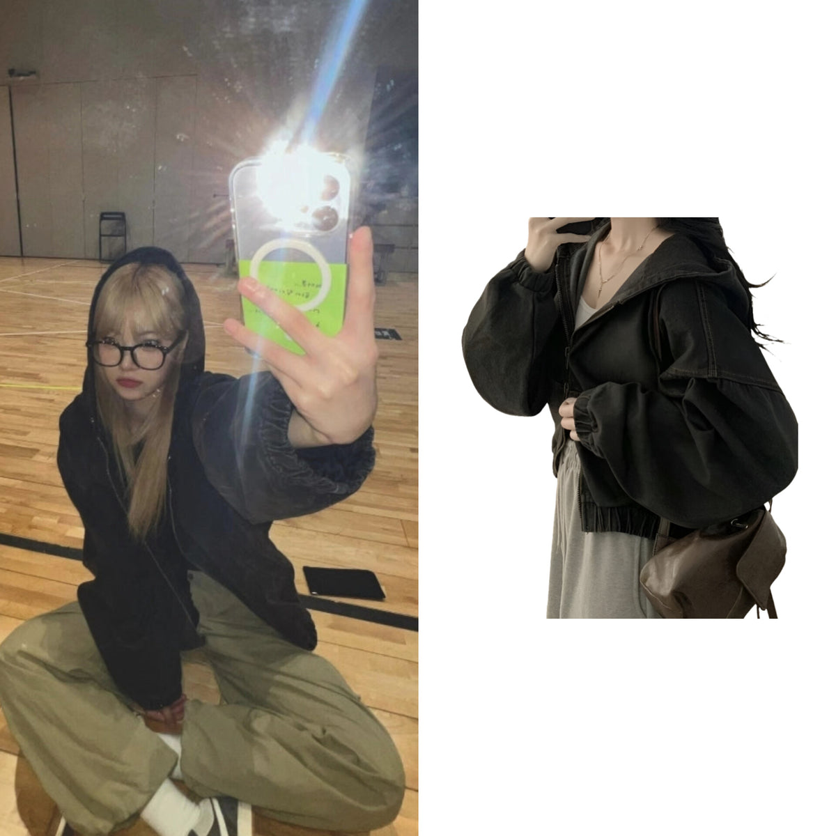 Eunchae Denim Hooded Jacket