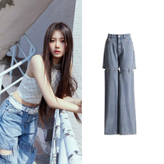 Rora Detachable Loose Jeans