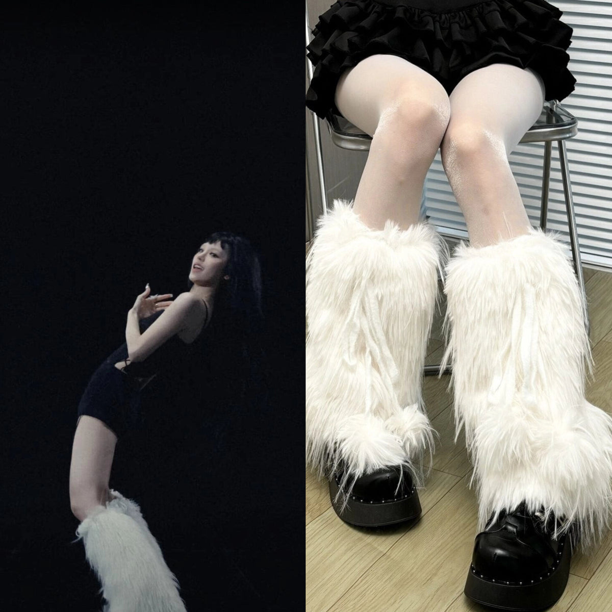 Yeji Arctic Luxe Fur Warmers