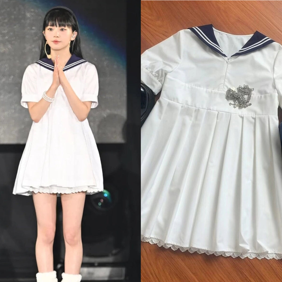 Moka Sailor Collar Doll Dress