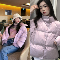 Wonyoung Lilac Puffer Jacket