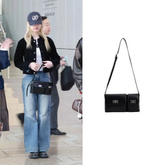 Liz Dual-Pocket Crossbody Bag