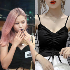Ryujin Drawstring Crop Top