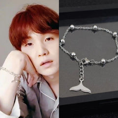 Suga Silver Dolphin Tail Bracelet