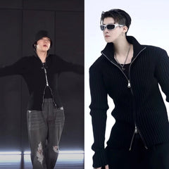 Yeonjun Zipper Cardigan