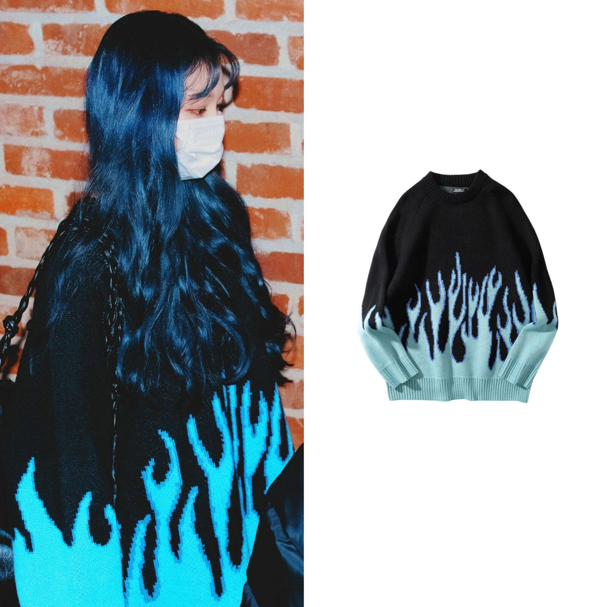 Karina Blue Flame Sweater