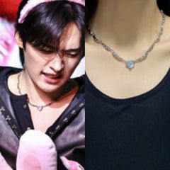 LeeKnow Silver Heart Chain