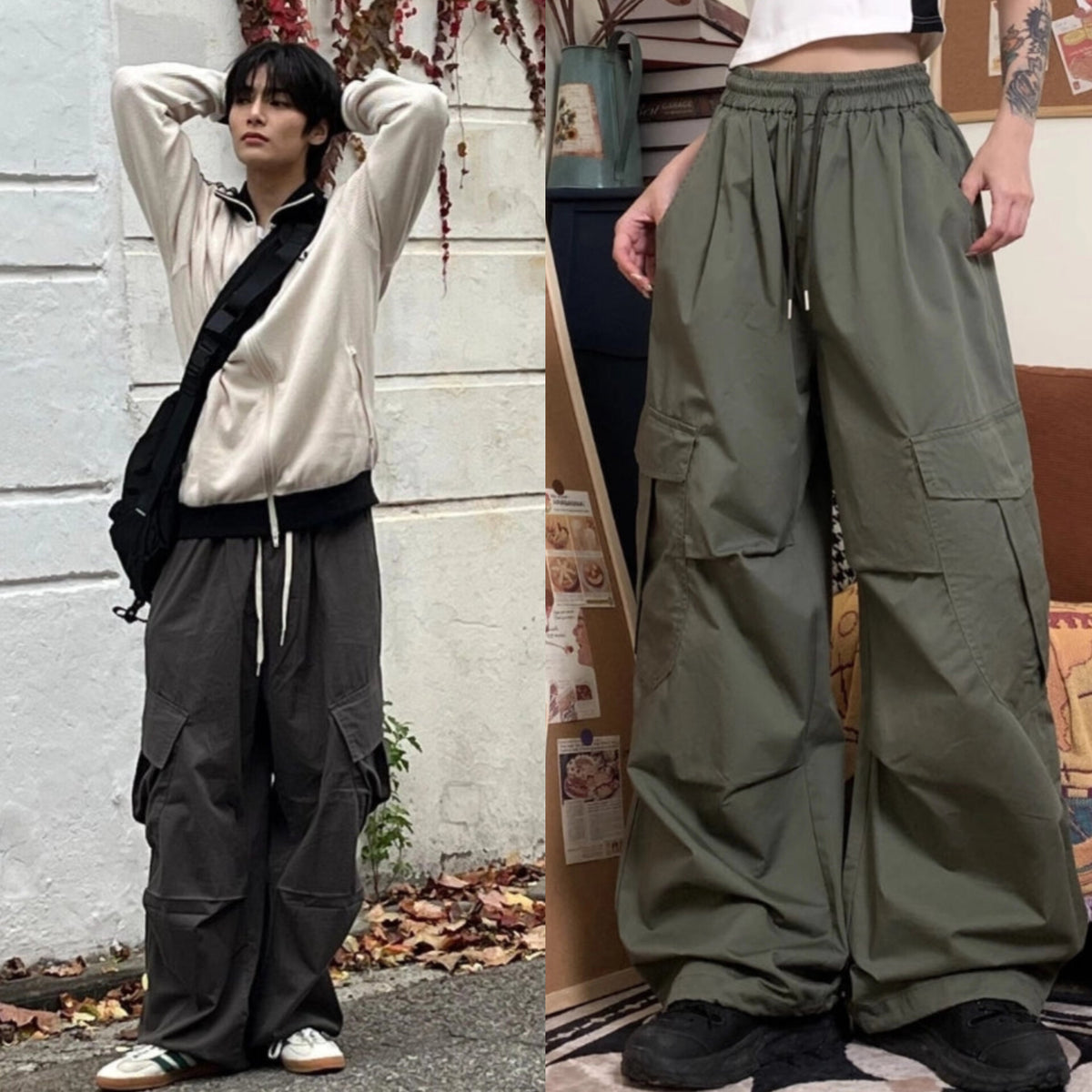 Jeongin Oversized Pocket Pants