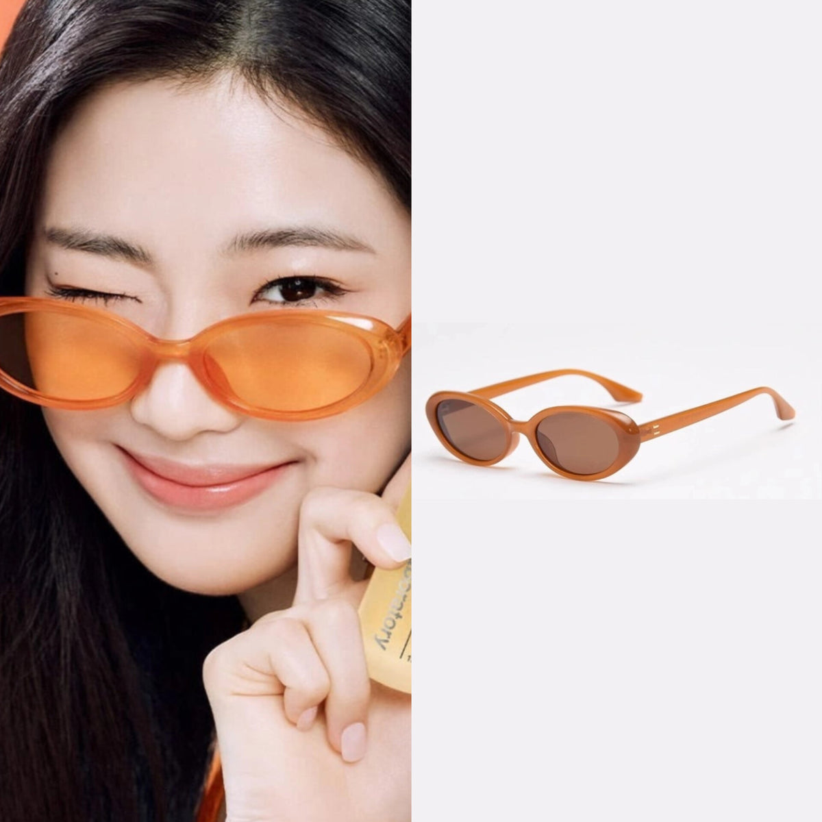 Ruka Orange Bayonetta Glasses