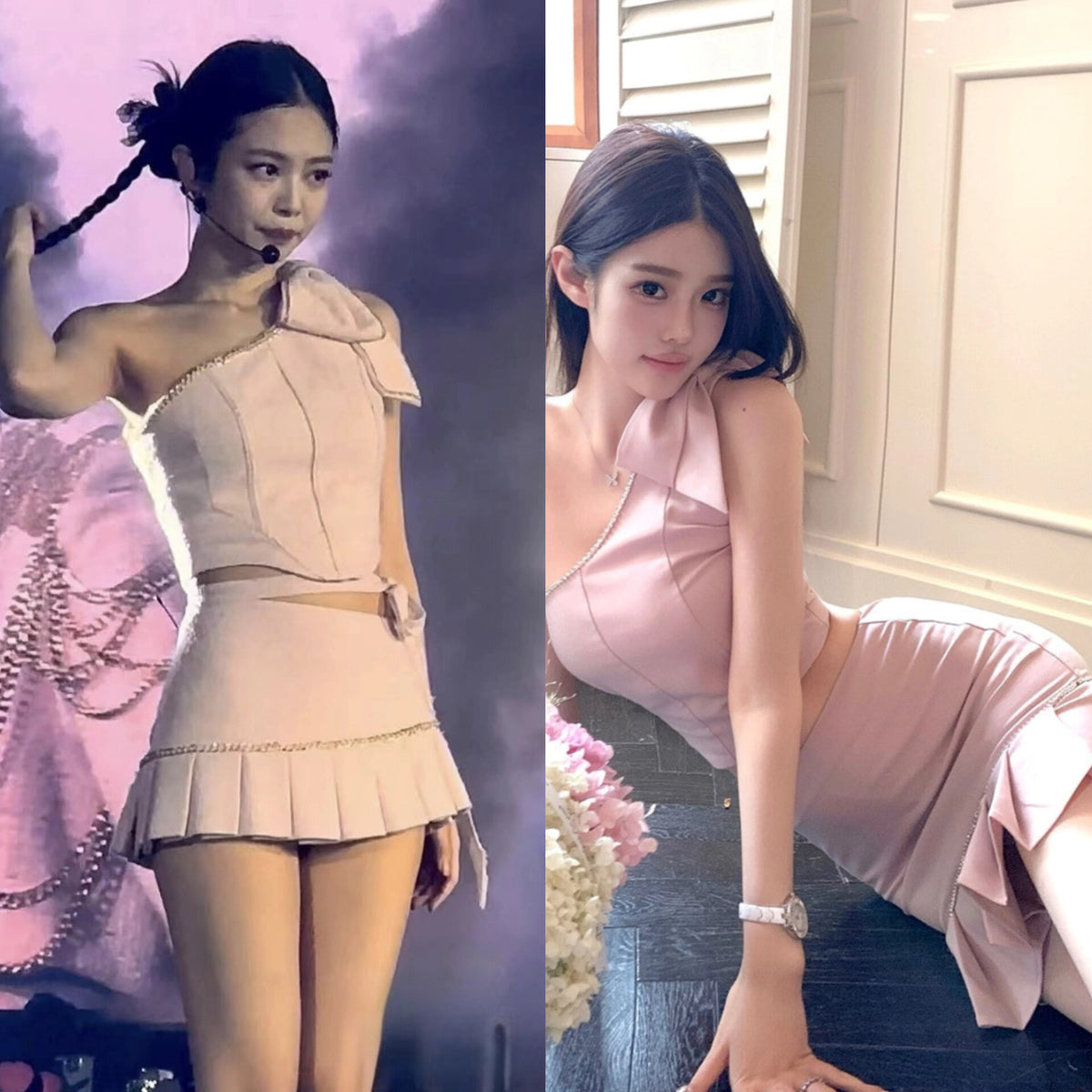 Jennie Crystal Asymmetric Top